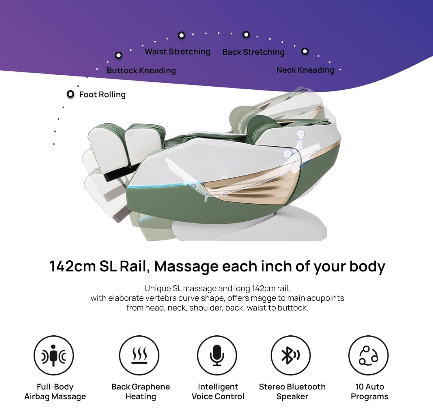 A19, 4D , Dolphin Massage Chair thumbnail 3